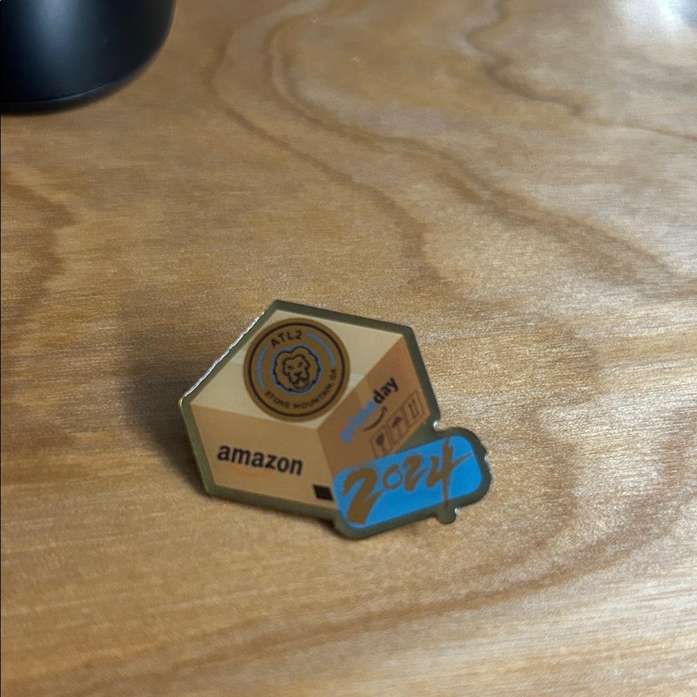 Amazon Prime Gold and Blue Pin 2024